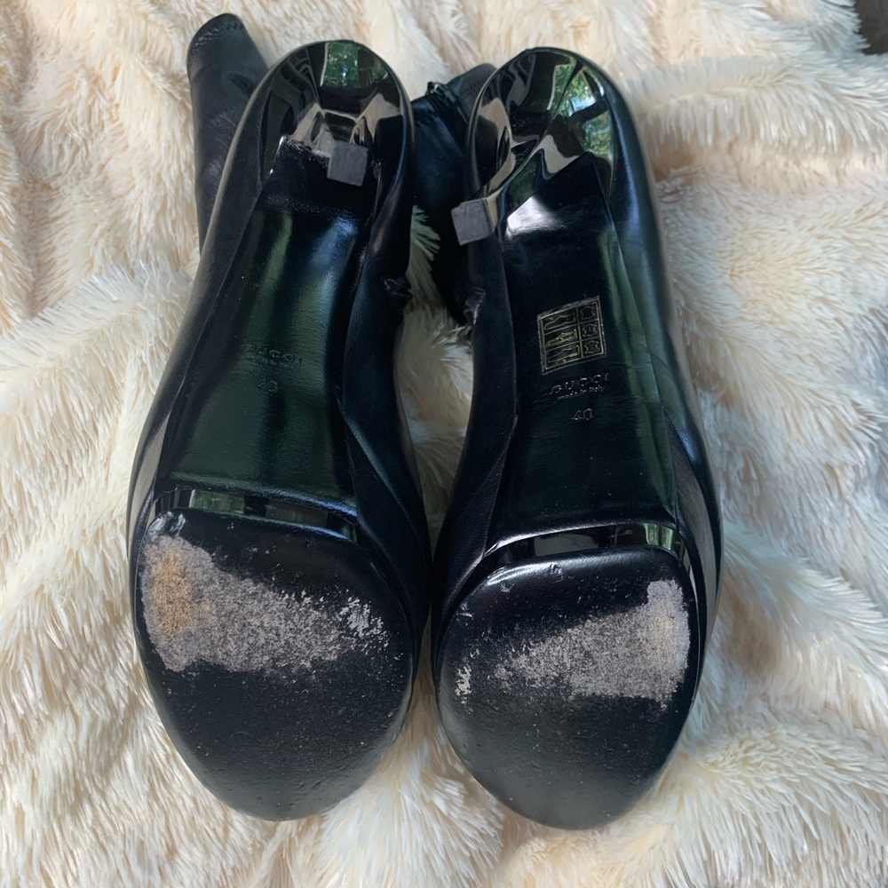 GUCCI Peep Toe Platform Bootie - Picture 6 of 6